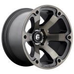 Fuel D564 Beast 9x20 6x135 ET1 CB87.1 Matte Black Double Dark Tint
