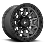 Fuel D716 Covert 10x20 8x170 ET-18 CB125.1 Matte Gun Metal Black Bead Ring
