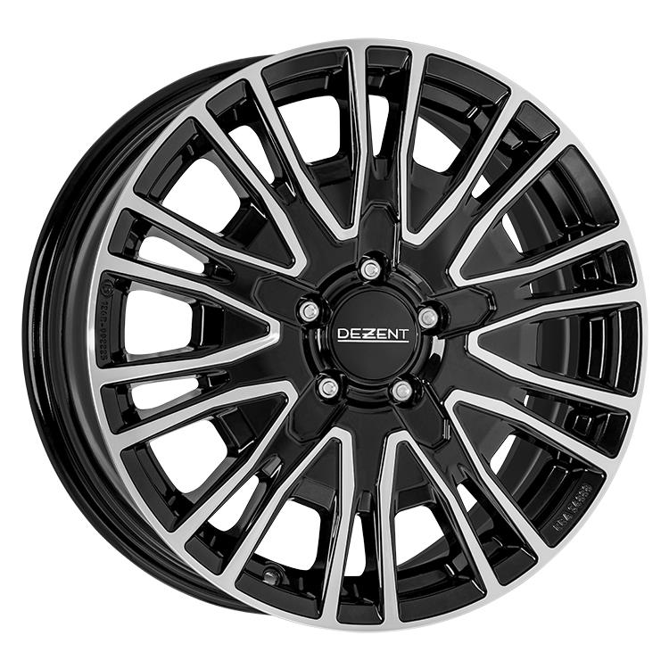 latakko-9238-17 Dezent KE dark 7.5x18 5x120 ET45 CB65.1 Black/polished - Image 1