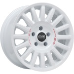 OZ Racing Rally Raid 8.5x18 5x130 ET48 CB71.6 Race White Red Lettering