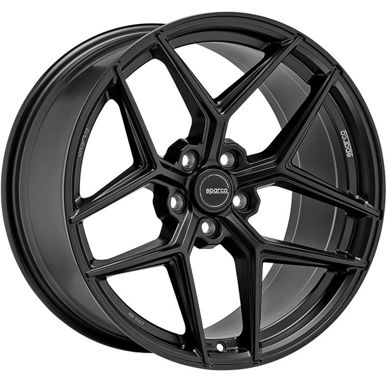 latakko-9268-24 Sparco FF3 8.5x18 5x112 ET47 CB73.1 Matt Black - Image 1
