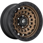 Fuel D634 Zephyr 8x17 5x100 ET38 CB56.6 Matte Bronze Black Bead Ring