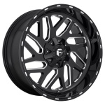 Fuel D581 Triton 10x20 6x139.7 ET-19 CB106.1 Gloss Black Milled