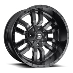 Fuel D596 Sledge 9x20 5x114.3 ET35 CB72.6 Matte Black Gloss Black Lip