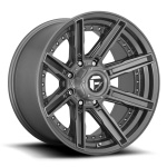 Fuel D710 Rogue Platinum 9x20 5x127 ET1 CB71.6 Brushed Gun Metal Tinted Clear