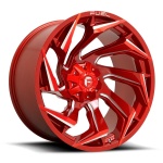 Fuel D754 Reaction 10x20 5x114.3 ET-18 CB78.1 Candy Red Milled