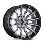 Fuel Fc403 Burn 10x22 6x139.7 ET-18 CB106.1 Chrome With Gloss Black Lip