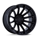 Fuel Fc403 Burn 10x22 6x139.7 ET-18 CB106.1 Matte Black With Gloss Black Lip