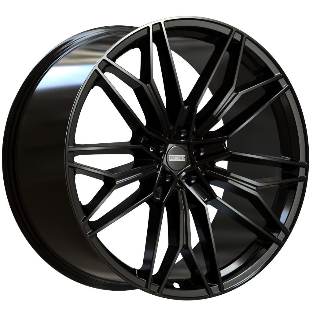 latakko-9889-1 Fondmetal STC-23 10x23 5x112 ET32 CB66.6 Glossy Black - Image 1