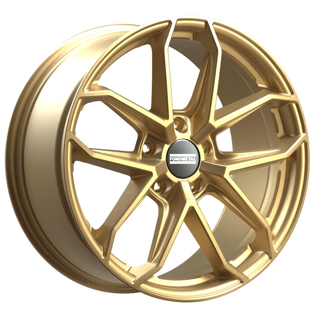 latakko-9895-14 Fondmetal Zelos 8.5x20 5x130 ET35 CB66.6 Matt Gold - Image 1