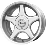 Brock B1 9x16 4x100 ET15 CB63.4 Kristallsilber (KS)