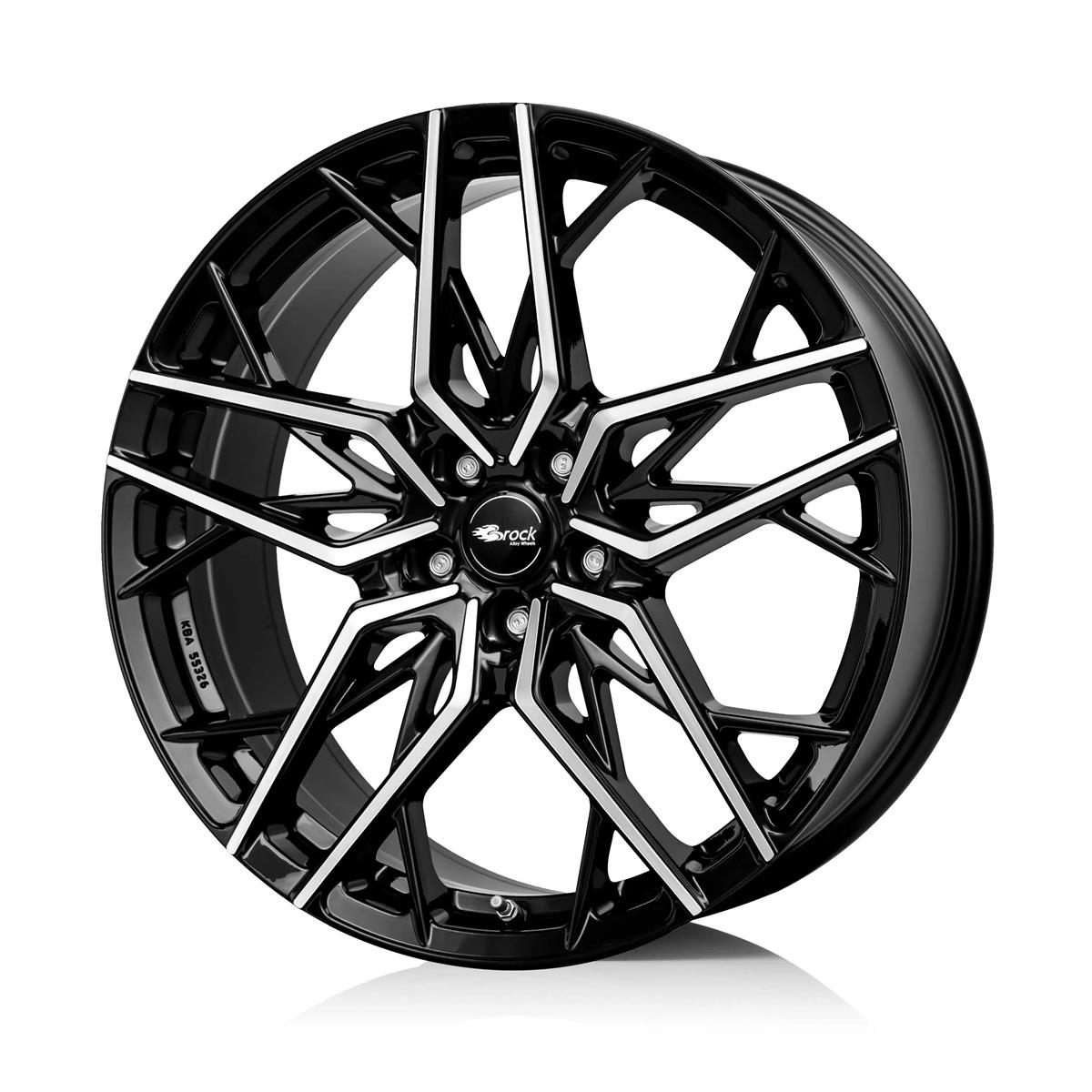 latakko-9920-11 Brock B44 8.5x19 5x112 ET30 CB66.6 Schwarz Glanz Voll-Poliert (SGVP) - Image 1