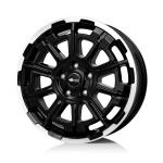 Brock B45 7.5x18 5x160 ET50 CB65.1 Schwarz Glanz Voll-Poliert (SGVP)