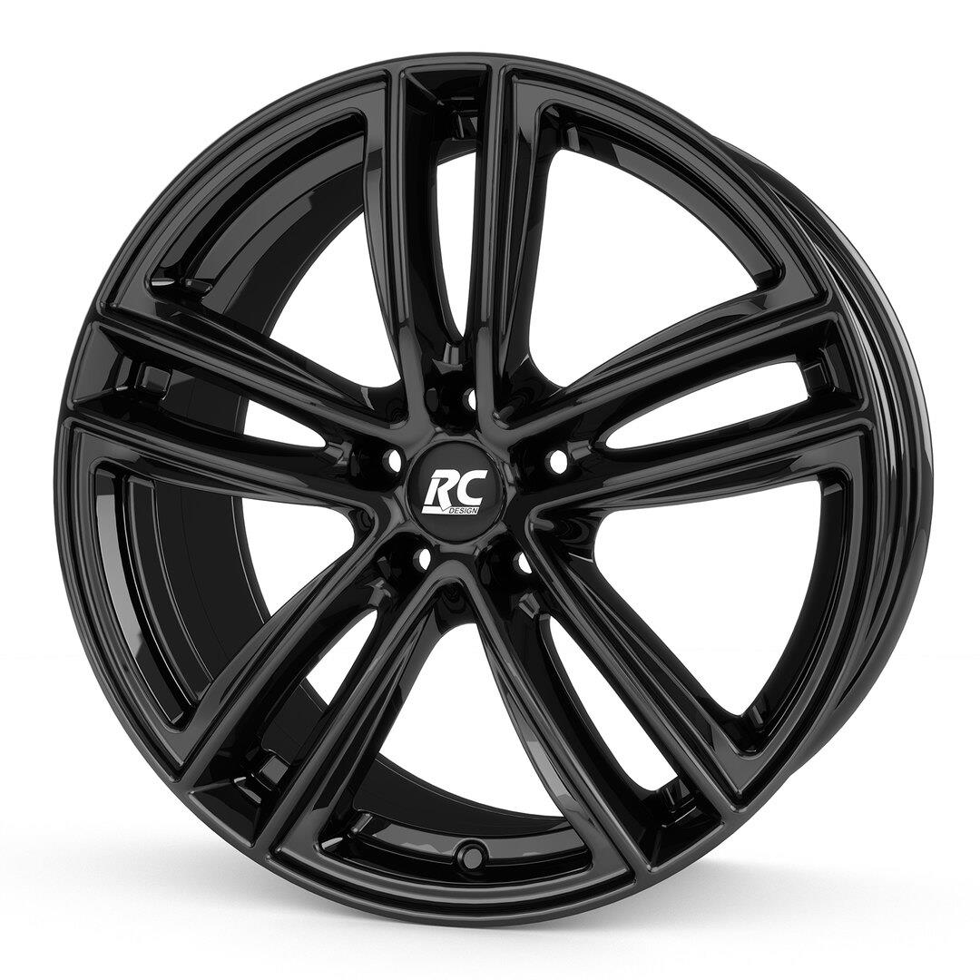 latakko-9927-77 RC Design RC27 6.5x17 5x114.3 ET50 CB64.1 Schwarz Glanz (SG) - Pilt 1