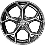 Antera A101 11.5x22 5x130 ET55 CB71.6 Moon Grey Diamond