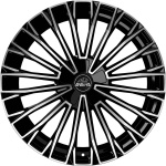 Antera A103 11.5x22 5x112 ET43 CB66.6 Piano Black Diamond