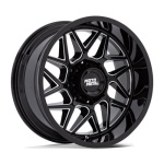 MOTO METAL MO812 TURBINE GLOSS BLACK MILLED 9x20 6x135 ET20 CB87.1 Must