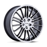 Petrol PE001 P1D GLOSS BLACK W/ MACHINED FACE 8x19 5x108 ET40 CB72.56 Must