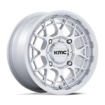 KMC Powersports KS139 TECHNIC UTV GLOSS SILVER MACHINED 7x15 4x156 ET38 CB115.1 Hall / Hõbedane