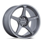 MOTEGI MR159 BATTLE V GUNZILLA W/ MACHINED LIP STRIPE 8.5x18 5x100 ET30 CB56.15 Other