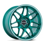 MOTEGI MR158 TSUBAKI HOKKAIDO GREEN W/ MACHINED LIP 9.5x18 5x114.3 ET15 CB72.56 Other