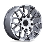 Status ST005 MATRIX ANTHRACITE MIRRORED 10x24 ET35 CB84.1 Red
