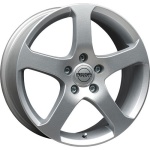 Mega Wheels Indus Trailer Silver 5.5x14 4x100 ET30 CB57.1 Hall / Hõbedane