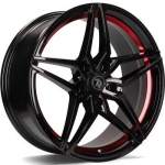 seventy9 SV-A Black glossy red inner lip 8x18 5x114.3 ET40 CB73.1 Other