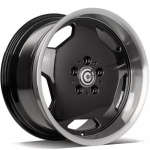 Carbonado RETRO Black Glossy Lip Polished 8x17 5x112 ET35 CB66.5 Other