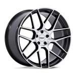 TSW TW002 LASARTHE GLOSS BLACK MACHINED 8.5x18 5x120 ET35 CB74.1 Must