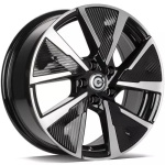 Carbonado MONTPELLIER Black Front Polished 7x17 5x108 ET45 CB67.1 Other