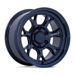 BLACK RHINO BR017 ETOSHA GLOSS MIDNIGHT BLUE 8.5x17 6x139.7 ET-10 CB106.1 Blue