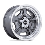 American Racing Vintage VN517 MARAUDER ANTHRACITE W/ DIAMOND CUT LIP 8x18 5x120.65 ET0 CB72.56 Other