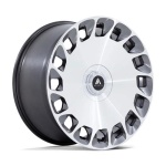 ASANTI BLACK AB045 ARISTOCRAT GLOSS PLATINUM BRIGHT MACH FC 10x24 ET35 CB74.1 Other