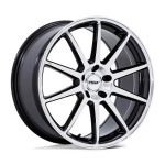 TSW TW004 CANARD GLOSS BLACK W/ MACHINED FACE 10.5x20 5x112 ET38 CB66.56 Must