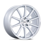 TSW TW004 CANARD GLOSS SILVER W/ MACHINED FACE 8.5x19 5x120 ET25 CB74.1 Hall / Hõbedane