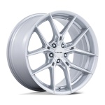 NICHE 1PC NC279 PRODIGY 5 SILVER W/ MACHINED FACE 9.5x20 5x115 ET15 CB72.56 Hall / Hõbedane