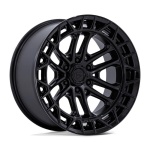 FUEL 1PC FC874 CELSIUS MATTE BLACK W/ GLOSS BLACK LIP 9x20 6x135 ET1 CB87.1 Must