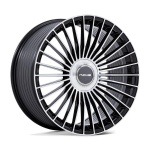 NICHE 1PC NC282 SERENE GLOSS BLACK W/ MACHINED FACE 9x22 ET38 CB72.56 Must