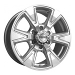 Mega Wheels Lynx Silver 7.5x17 6x139.7 ET35 CB110 Hall / Hõbedane