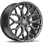 seventy9 SV-K Half Grey Matt 8.5x19 5x120 ET35 CB72.6 Hall / Hõbedane