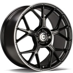 Carbonado Chief Deep Matt Black Lip Polished 8.5x19 5x112 ET35 CB66.6 Other