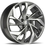 Carbonado Sonic Anthracite Front Polished 7x17 5x114.3 ET40 CB73.1 Kroom / Poleeritud