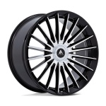 ASANTI BLACK AB048 VICEROY GLOSS BLACK W/ MACHINED FACE 10x24 5x130 ET20 CB84.1 Must