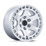 Black Rhino Hard Alloys BR022 BAHARI GLOSS SILVER W/ MACHINED FACE 8.5x17 5x127 ET-10 CB71.5 Hall / Hõbedane