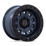 Black Rhino Hard Alloys BR023 XPLORER METALLIC BLUE W/ BLACK ROCK GUARD 9x17 6x139.7 ET-12 CB106.1 Other