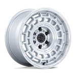 Black Rhino Hard Alloys BR024 AWOL SILVER W/ MACHINED FACE 8.5x20 5x120 ET25 CB74.1 Hall / Hõbedane