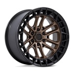 FUEL 1PC FC874 CELSIUS MATTE BRONZE W/ MATTE BLACK LIP 9x17 6x135 ET-12 CB87.1 Other