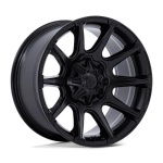 FUEL 1PC FC880 SUPER C MATTE BLACK 12x22 ET-44 CB106.1 Must