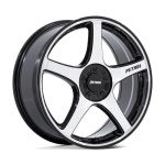 Petrol PE003 P2E GLOSS BLACK W/ MACHINED FACE 8x17 ET35 CB72.56 Must